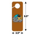 thumbnail image 6 of Garfield This is What Awesome Looks Like Plastic Door Knob Hanger Sign, 6 of 7