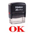 thumbnail image 1 of Printtoo Office Stationary Stamp OK Self Inking Rubber Stamp-Red, 1 of 1