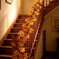 thumbnail image 5 of AURIGATE Thanksgiving Halloween Maple Leaf Garland 78.74 in Plastic Fall Vine for Mantel Table Decor, 5 of 9