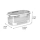 thumbnail image 3 of Xiying - Contenedor de Almacenamiento de Alimentos para Exteriores (25,5 X 15 X 11 Cm), Caja Bento de Plástico Transparente con Tapa Hermética, Drenaje En Capas y Sello de Silicona para Picnics, Camp, 3 of 4