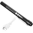 thumbnail image 4 of Lampe Stylo LED Rechargeable Taille de Poche Petite Lampe de Poche Jauge et Règle pour Infirmière Médicale, 4 of 9