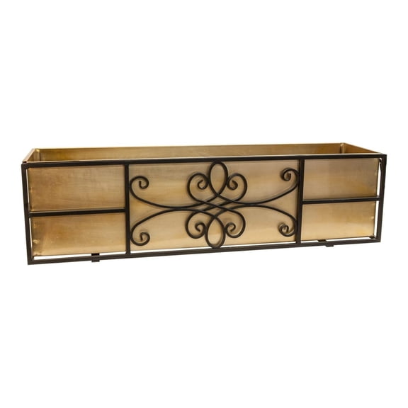 Quatrefoil Window Box, 36"
