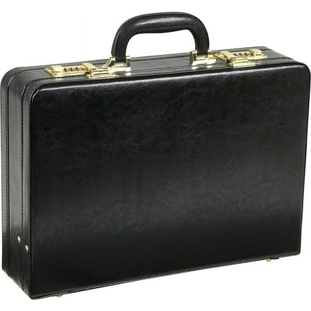 Expandable Executive Faux Leather Attache Case