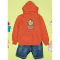 thumbnail image 3 of Cute Cactus Buddy Hoodie Juniors -Smartprints Designs,  Medium, 3 of 4