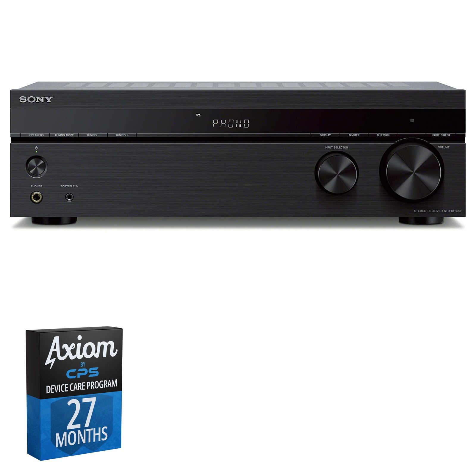 Sony STRDH190 2-ch Stereo Receiver + 27-Month Axiom Care