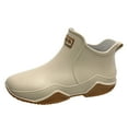 thumbnail image 1 of Chaussures de Pluie pour Femmes Confortables Pare-Chocs Temps Froid Non Polyvalentes Chaussures d'Extérieur Hommes Espadrilles de Pluie Durables Semelle Épaisse Antidérapante pour Femmes Chaussures en Caoutchouc pour Femmes pour la Pluie, 1 of 9