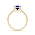 thumbnail image 2 of ANGARA Natural Tanzanite Twist Rope Split Shank Ring in 14K Yellow Gold for Women (Size-6mm) | December Birthstone, Birthday, Anniversary, Jewelry Gift for Women | Natural Tanzanite Ring, 2 of 8