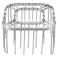 thumbnail image 2 of Stainless Steel Air Fryer Grill Skewer Rack, Vertical Meat Skewers with Square Hanging, 6.1 Inch Air Fryer Hanging Rack, Detachable Hanging Oven BBQ Grill Accessories for Kitchen, 2 of 8