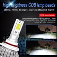 thumbnail image 3 of Kits Led Foco Faro Auto Moto 8000lm 6000k H4 H7 9004 9005, 3 of 7