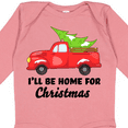 thumbnail image 4 of Inktastic I'll Be Home for Christmas Truck with Tree Boys or Girls Long Sleeve Baby Bodysuit, 4 of 5