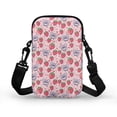 thumbnail image 2 of HELLHERO Crossbody Bags 4.33"x1.97"x7.09" Lightweight Unisex for Outdoor Daily Use with Shoulder Strap, Moonshine Sunflowers on Navy, 2 of 7