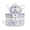 Blue Flowers, variant on STP GOODS Vintage Blue Flowers Kitchen Teapot for Loose Tea Bone China Teapot 33.81 fl oz (1 L) Tea Brewer Porcelain Tea and Coffee Pot Kettle for Blooming Teas