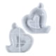 thumbnail image 2 of 2 moldes de silicona con forma de corazón para velas: molde de yeso para aromaterapia, jabón de silicona en forma de corazón 3D, para manualidades de resina, decoración del hogar para San Valentín., 2 of 7