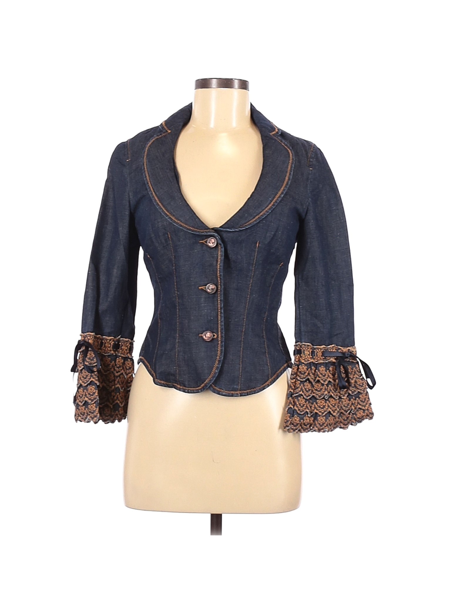 women's moschino denim jacket