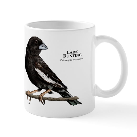CafePress - Lark Bunting Mug - 11 oz Ceramic Mug - Novelty Coffee Tea Cup