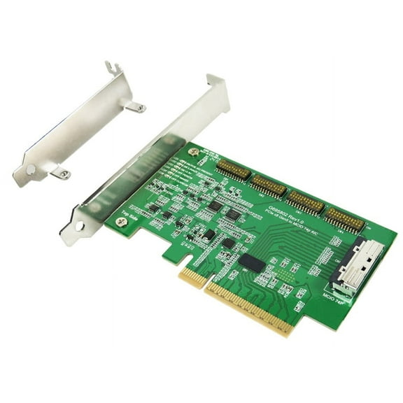 PCIe x8 with GEN5 with ReDriver to MICO 74P AIC PCIE 5.0