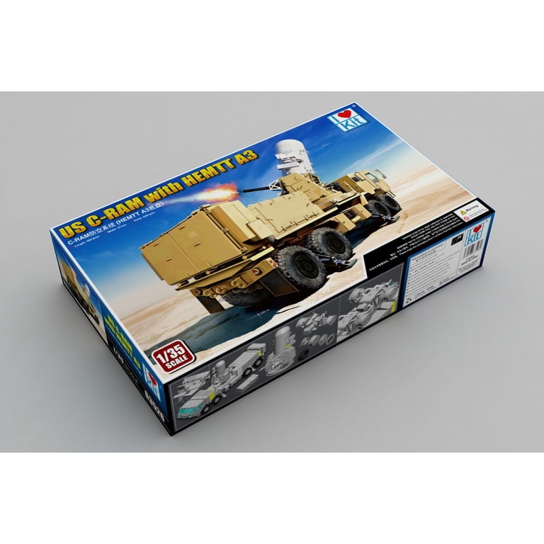 1:35 Scale US C-RAM with HEMTT A3 Military Vehicle Model Kit