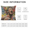 thumbnail image 6 of Acheng Cushion Covers Painting with Splattered Square Pillow Cover Colorful Paint Splatter Throw Pillows Decorative Outdoor Pillow Case for Couch Bed Car,Set of 2 White, 6 of 6
