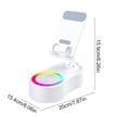 thumbnail image 4 of Sentmoon Portable Bluetooth Speakers Bluetooth Speakers Rotating Speaker and Elevating Phone Stand Power Bluetooth Speaker Mini Portable Ambient Light Multifunctional Desktop Bracket, 4 of 7