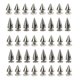 thumbnail image 1 of Punk Spikes And Studs, 60 Pcs Metal Punk Studs, Bullet Cone Spikes For Clothing Shoes Leather Belts Bag Accessories Diy, 2 Size, 1 of 3