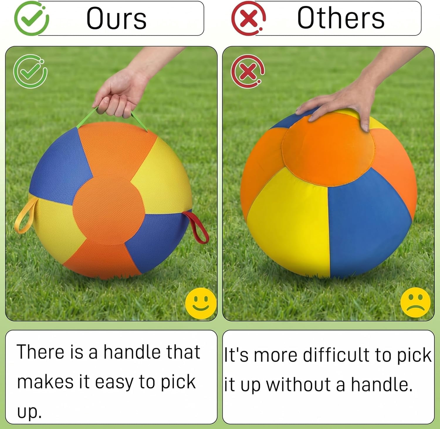 HZMSYQ 10" Herding Ball for Dogs & Horses,Indestructible Pet Toys,Dog Balls for Aggressive Chewers,Durable Exercise Ball for Large Pets for Training, Fetch & Water Play