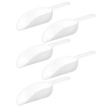 HomeLife 5Pcs Food Scoop Non-stick BPA Free Hanging Hole Easy Clean Good Grip Baking Plastic Ice Cube Flour Spoon Kitchen Utility