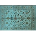 thumbnail image 1 of Ahgly Company Indoor Rectangle Oriental Light Blue Industrial Area Rugs, 8' x 10', 1 of 4