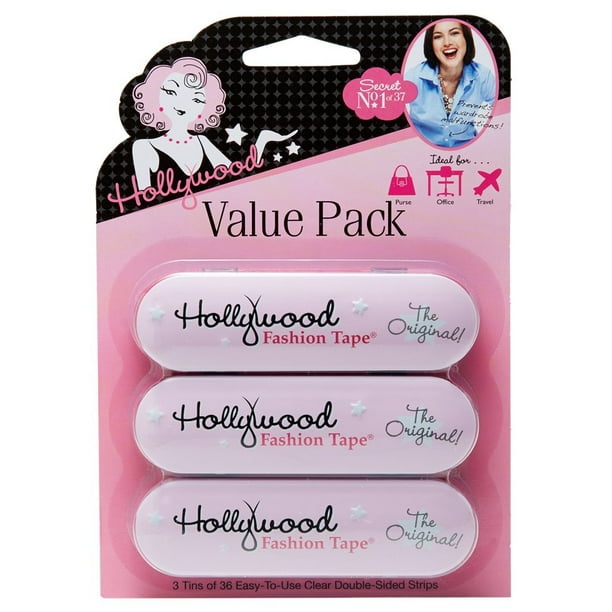Hollywood Fashion Secrets Fashion Tape Value Pack 3 ct 