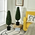 thumbnail image 3 of Costway 2 Pack 3FT Artificial Tower Topiary Tree UV Resistant Indoor Outdoor, 3 of 10