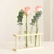 thumbnail image 1 of Simplely Wooden Frame Hydroponic Container Desktop Decoration Test Tube Flower Vase Transparent Glass Vase Home Decoration, 1 of 3