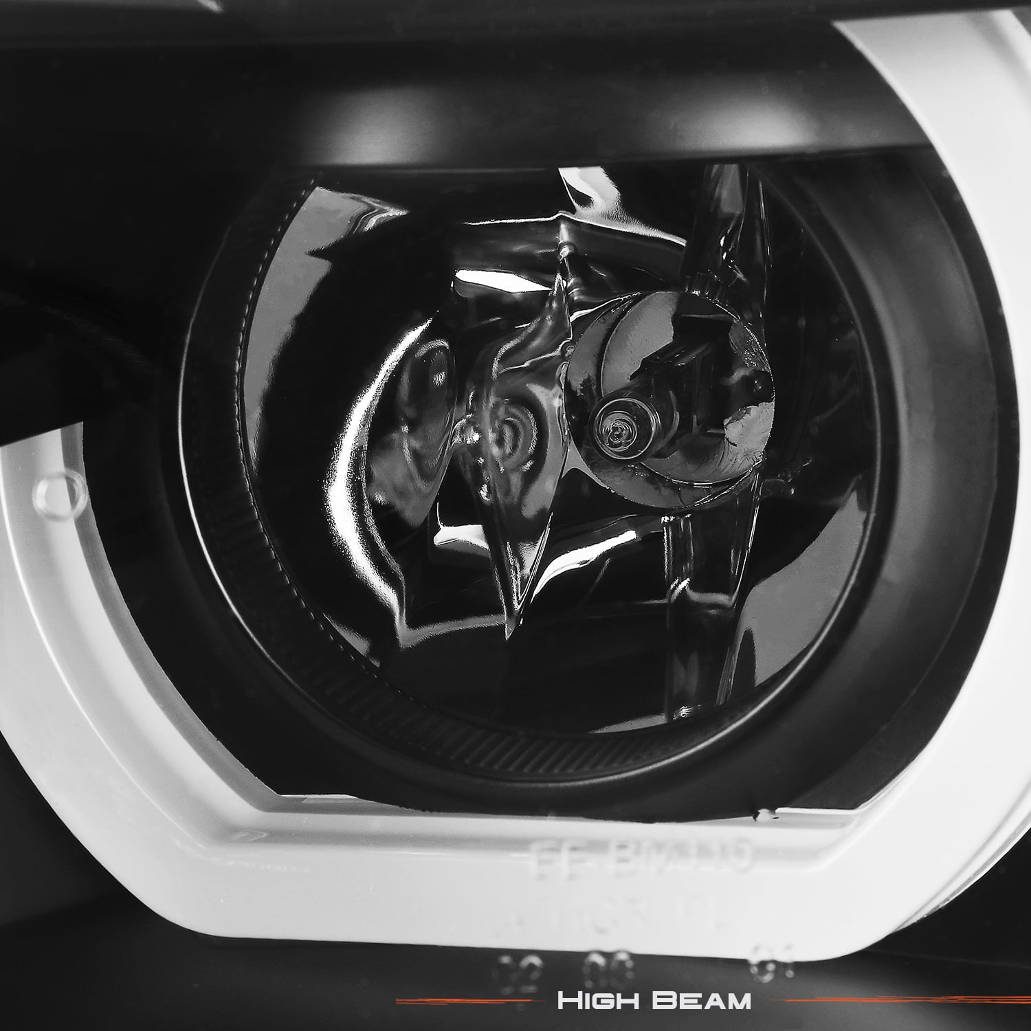 AKKON - Headlights For BMW E90 Sedan & Wagon [Halogen Style] LED U-Black Housing Projector Headlights Headlamps