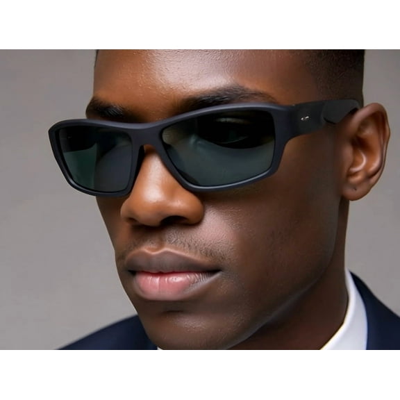 Men Sunglasses Retro Outdoor Dark Green Lens Gafas Lentes