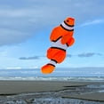 thumbnail image 3 of In the Breeze 4121 — Clownfish 40-inch Fish Windsock — Colorful Hanging Outdoor Decoration Fishsock, 3 of 4