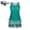 Green, variant on Women's Tummy Control Tankini Set with Built-in Bra – Flattering Boho Swimwear with Shorts, Tankini Swimsuit for Women