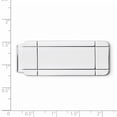 thumbnail image 2 of 925 Sterling Silver Rhodium-plated Money Clip, 2 of 2