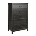 thumbnail image 1 of Commode à 5 tiroirs Beaumont d’Ameriwood Home, chêne noir, 1 of 9