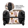 thumbnail image 4 of Xecao Sunflowers And Butterflies print Elastic Luggage Cover, with double-sided print , is perfect for travel, business, and daily use, 4 of 9