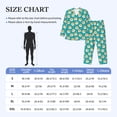 thumbnail image 4 of Naloa Cute Shiba1 Men’s Pajamas Set - Long Sleeve Button Down Sleep Shirt and Pajama Bottoms Sleepwear Set-XX-Large, 4 of 7