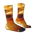 thumbnail image 4 of Yiaed Sunglasses Yellow Duck Print Great elasticity Crew Socks Sports socks for Men and Women, 4 of 5