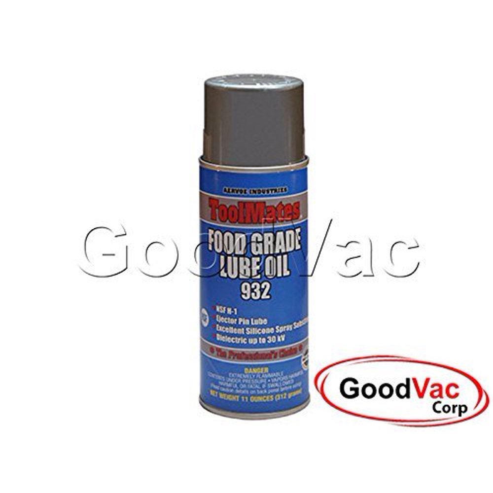 Aervoe 932 ToolMates Food Grade Lube Lubricant Mineral Oil Spray NON
