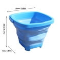 thumbnail image 2 of YWIYIUD 1PC Durable Foldable Beach Bucket for Summer Beach Camping and Outdoor Activities Portable and Durable MultiPurpose Beach Toys Bucket Suitable for Teens and Adults, 2 of 5