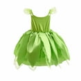 thumbnail image 3 of KAWELL Princess Green Costume Halloween Dress up Birthday Party Outfit, 3 of 7