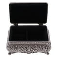 thumbnail image 2 of Langgg Retro Rectangle Jewelry Box Flower Sculpture Trinkets Chest Jewelry Case, 2 of 9