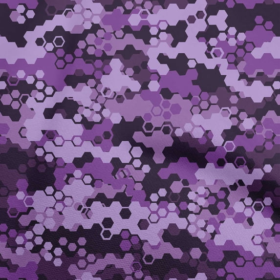 oneOone Viscose Chiffon Purple Fabric Abstract Sewing Craft Projects Fabric Prints By Yard 42 Inch Wide