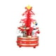 thumbnail image 1 of Adornos NavideñOs Caja de MúSica Giratoria de Madera de Navidad Forma de áRbol de Navidad DecoracióN de Fiesta en Casa Adorno Rojo, 1 of 7