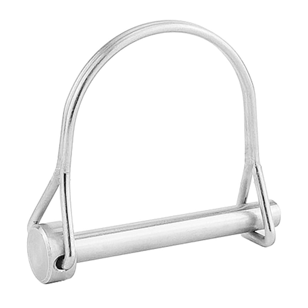 Hao Pro Lot De 4 épingles à Ressort Pour Attelage De Remorque, Plus épaisses Et Robustes Pour Barre De Remorque, Tracteurs, Tondeuses, Camions, 3,5 Mm De Diamètre Et 75 Mm De Long