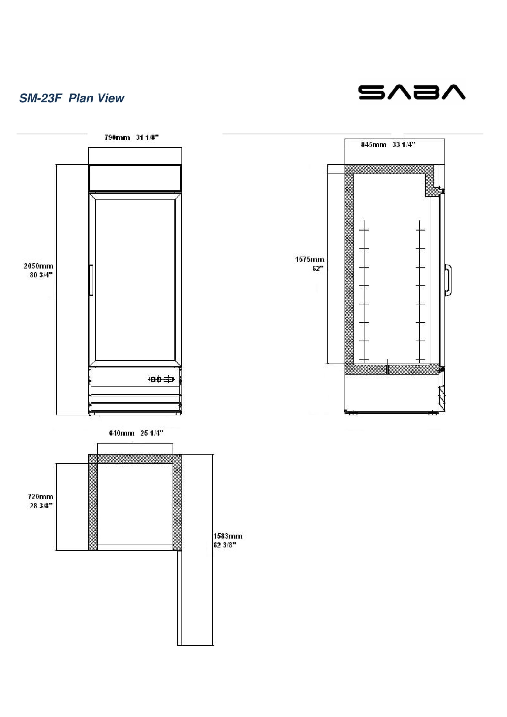 Heavy Duty Commercial 23 cu ft Glass (1 Door) Merchandiser Freezer with Swing Door