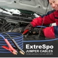 thumbnail image 6 of ExtreSpo Heavy Duty Jump Cables - 4 Gauge 20 Feet 600Amp Automotive Booster Cables for Car, SUV and Trucks, with Carry Bag, Gloves, Brushes, 6 of 6