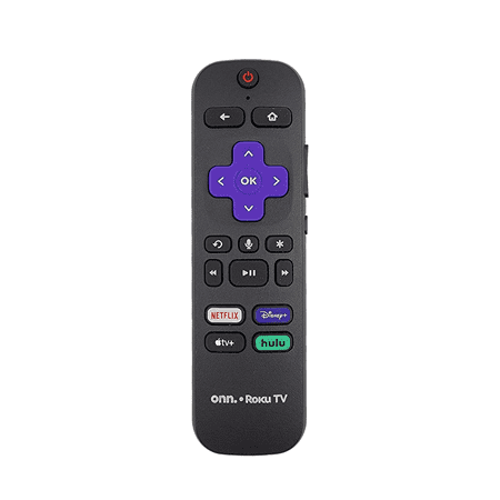 Restored Ceybo 3226001199 Voice Remote Control for Onn Roku Smart TV Includes Netflix Disney+ Apple TV Hulu Shortcuts 100005843 100007147 100012586 (Refurbished)