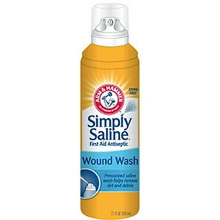 Life Brand Sterile Saline Wound Wash, First Aid Cleanser, 0.9% Sodium  Chloride Solution - 210 ml